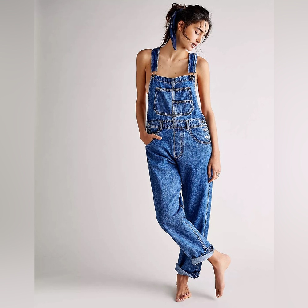 Free People We The Free Ziggy Denim Overalls